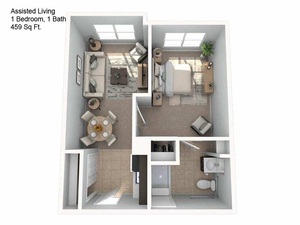 Brooking Park Assisted Living Floor Plans