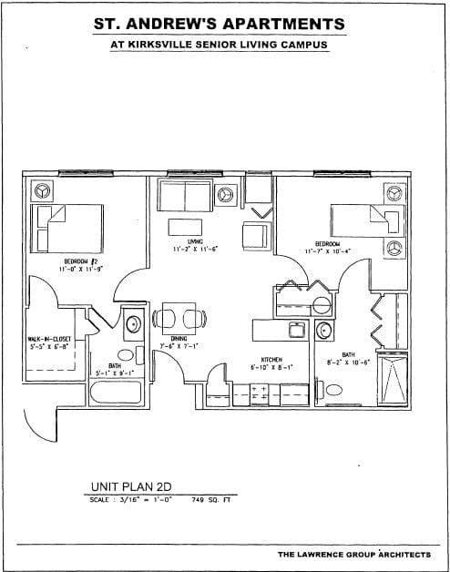 Kirksville Floor Plans - Unit Plan 2D