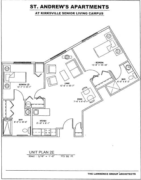 Kirksville Floor Plans - Unit Plan 2E