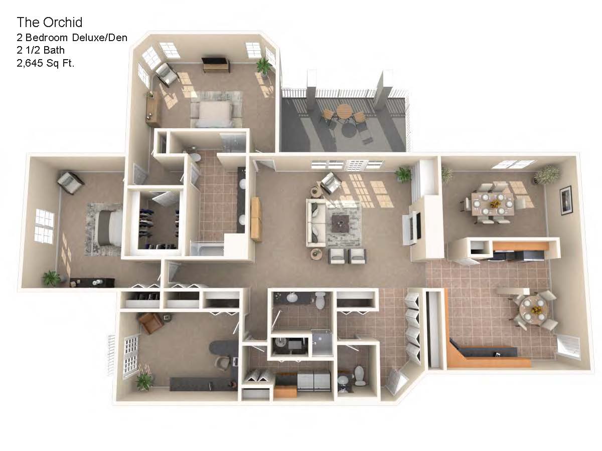 The Willows Orchid floor plan